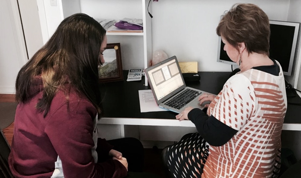 Denise helping a client prepare for the NDIS Denise helping a client prepare for the NDIS